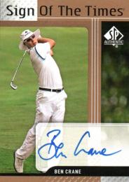 2012 UPPER DECK SP Authentic Golf  Ben Crane Autograph