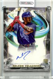 2023 Topps Inception Chicago Cubs Nelson Velazquez Rookie and Emerging Stars Autographs 191/299