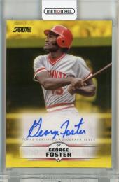 2025 Topps Stadium Club  George Foster Yellow Autographs #SCBAGF