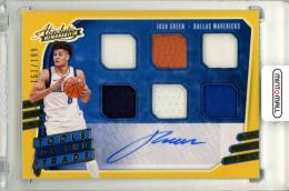 2020-21 Panini Absolute Memorabilia Josh Green #TTG-JGR Tools of the Trade Four Swatch Signature【161/199】 Mavericks