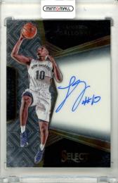 2016-17 Panini Select Langston Galloway #27 Signatures【139/149】 Pelicans