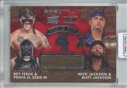 2021 Upper Deck AEW Spectrum All Elite Wrestling  Rey Fenix/Penta el Zero M/Nick Jackson/Matt Jackson Table for 4 Relics/#T4-4