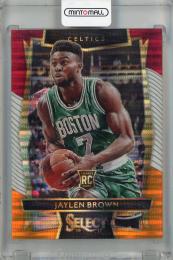 2016-17 Panini Select Jaylen Brown Tri-Color Prizm #33 RC ※裏面左下角折れあり Boston Celtics