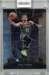 2018-19 Panini Select Trae Young Base #45 RC ※へこみ・裏面初期傷あり Atlanta Hawks