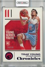 2018-19 Panini Chronicles Trae Young Chronicles Purple #94 RC【26/49】 Atlanta Hawks