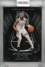 2019-20 Panini Noir Jaylen Brown Association Edition #22 ※へこみ・裏面白かけあり【84/99】 Boston Celtics