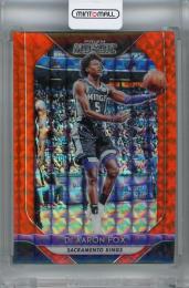 2018-19 Panini Prizm Mosaic De'Aaron Fox Orange Prizm #17 ※裏面傷あり【97/99】 Sacramento Kings