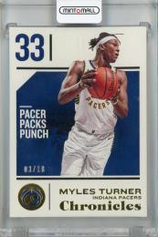 2018-19 Panini Chronicles Myles Turner Gold #78 ※裏面状態難【03/10】 Indiana Pacers