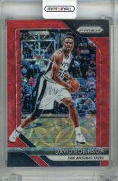 2018-19 Panini Prizm David Robinson Red Choice Prizm #195 【66/88】 San Antonio Spurs