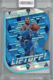 2018-19 Panini Revolution Russell Westbrook Liftoff! Cubic #6 ※裏面左下角折れあり【25/50】 Oklahoma City Thunder