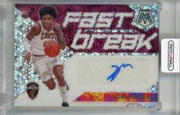 2019-20 Panini Mosaic Kevin Porter Jr. Autographs Fast Break #21 RC ※裏面初期傷あり Cleveland Cavaliers