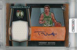 2019-20 Panini Obsidian Tremont Waters Rookie Jersey Autographs Orange #202 RC ※初期傷あり【09/50】 Boston Celtics
