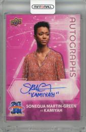 2021 Upper Deck Space Jam A New Legacy Sonequa Martin-Green as Kamiyah Pink Autographs #PS-MA