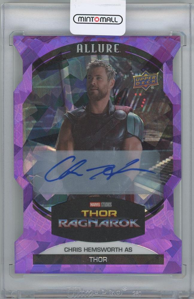 クリストファー・ヘムズワース ソー 17 Upper Deck Marvel Thor 直筆