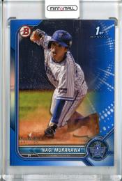 2022 Topps NPB  Bowman 横浜DeNA 村川凪 Base,Blue 021/199