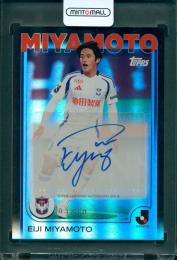 2025 TOPPS J.League Flagship 宮本英治 直筆サイン入りカード【3/10】 アルビレックス新潟