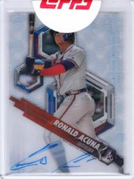 2018 TOPPS Bowman High Tek Ronald Acuna Autograph PHT-RA