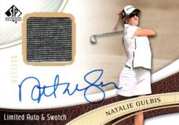 2014 UPPER DECK SP Authentic Golf  Natalie Gulbis Autograph & Tournament Worn Memorabilia 037/100