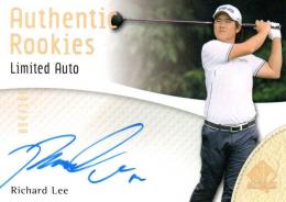 2014 UPPER DECK SP Authentic Golf  Richard Lee Autograph 094/100