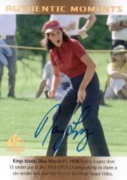 2014 UPPER DECK SP Authentic Golf  Nancy Lopez Autograph
