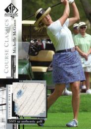 2005 UPPER DECK SP Authentic Golf  Michelle McGann Tournament Worn Shirt