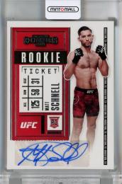 2021 Panini Chronicles UFC  Matt Schnell Contenders Rookie Season Ticket Autographs RC #RSMSH