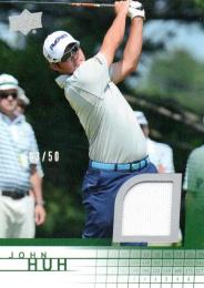 2014 UPPER DECK SP Game Used Golf  John Huh Tournament Used PGA Golf Memorabilia 03/50