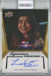 2024 Upper Deck Marvel Studios Iman Vellani as Ms. Marvel Cinematic Signature Sensations #SSIM