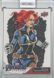 2020 Upper Deck Avengers Endgame & Captain Marvel Black Widow Sketch Card【1/1】