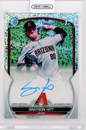 2023 Bowman Draft Grayson Hitt #CDA-GH Chrome Autoraph Sparkle Refractor【43/71】 Arizona Diamondbacks