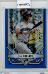 2024 Bowman Sterling Sal Frelick #BSR-47 Blue Refractors【14/25】 Milwaukee Brewers