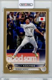 2022 Topps Japan Edition Willy Adames #30 Gold【8/25】 Milwaukee Brewers