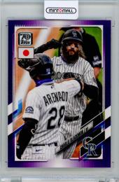 2022 Topps Japan Edition Charlie Blackmon #179 Purple【39/50】 Colorado Rockies