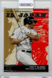 2021 Topps Japan Edition Matt Olson #MIJ-6 Major League Baseball In Japan【12/25】 Oakland Athletics