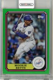 2025 Topps Archives Mookie Betts '87 Boardwalk and Baseball Green Foilboard #87BB16【39/99】