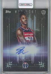 2025-26 Topps Midnight Jamir Watkins Dark Marks Autographs #DMAJW Washington Wizards