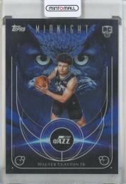2025-26 Topps Midnight Walter Clayton Jr. Night Owls #NO24 Utah Jazz