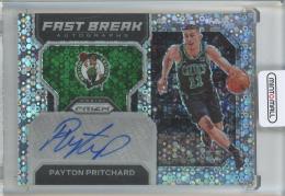 2022-23 Panini Prizm Payton Pritchard Fast Break Autographs #58 Boston Celtics