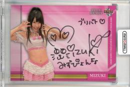 2015 BBM 女子プロレスカード TRUE HEART 直筆サインカード / MIZUKI【瑞希】 【47/98】