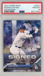 2023 Topps Now #OS21 Shohei Ohtani 【PSA10】《Gem-MINT》 Los Angeles Dodgers