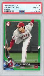 2018 Topps Bowman #49 Shohei Ohtani 【67/99】【PSA8】《Near MINT-MINT》 Los Angeles Angels