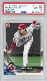 2018 Topps Bowman Holiday  Shohei Ohtani 【PSA10】《Gem-MINT》 Los Angeles Angels