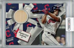 2019 TOPPS Walmart Holiday Mega Francisco Lindor Game Used Memorabilia