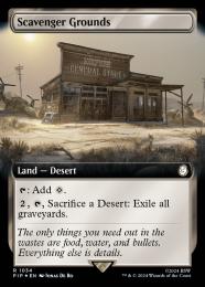 【PIP】【ENG】【サージ・Foil】《屍肉あさりの地/Scavenger Grounds》拡張アート版