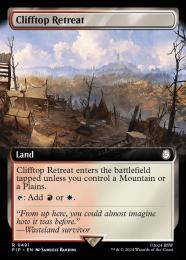 【PIP】【ENG】【Foil】《断崖の避難所/Clifftop Retreat》拡張アート版