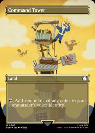 【PIP】【ENG】【サージ・Foil】《統率の塔/Command Tower》ボーダーレス版