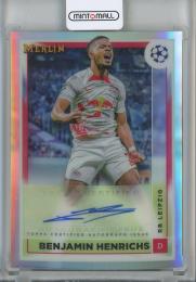 2022-23 Topps Merlin UEFA Benjamin Henrichs Autographs #ACBH RB Leipzig