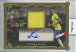 2022 Leaf Ultimate Soccer Thiago Silva Jersey Autographs Gold #JATS1【11/45】