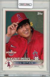 2022 Topps Opening Day Dugout Peeks Shohei Ohtani #DP-9 Los Angeles Angels