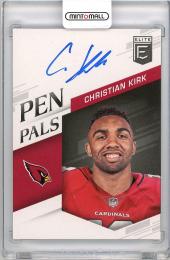 【裏面左端ダメージ部分あり】2018 PANINI Donruss Elite Christian Kirk Autograph (Pen Pals)